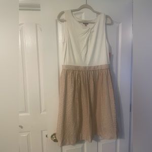 NWT Vince Camuto twist front lace skirt dress size 12